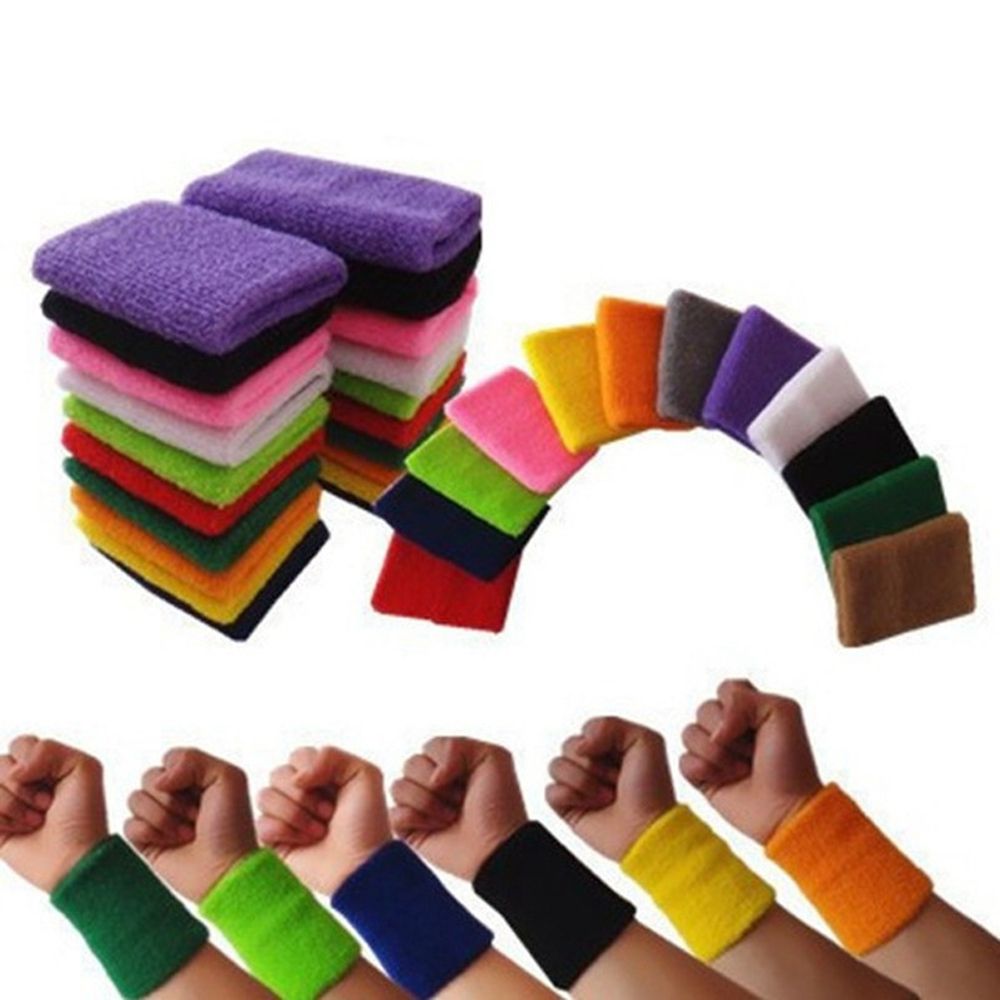 Wrist Wrap Support - 1/2 pçs unissex pulseiras esporte sweatband