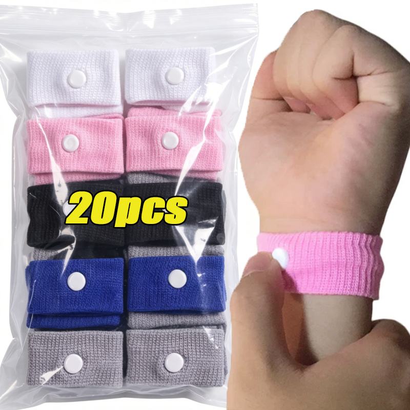 Wrist Wrap Support - 20 Pulseiras Antináusea para Enjoo de