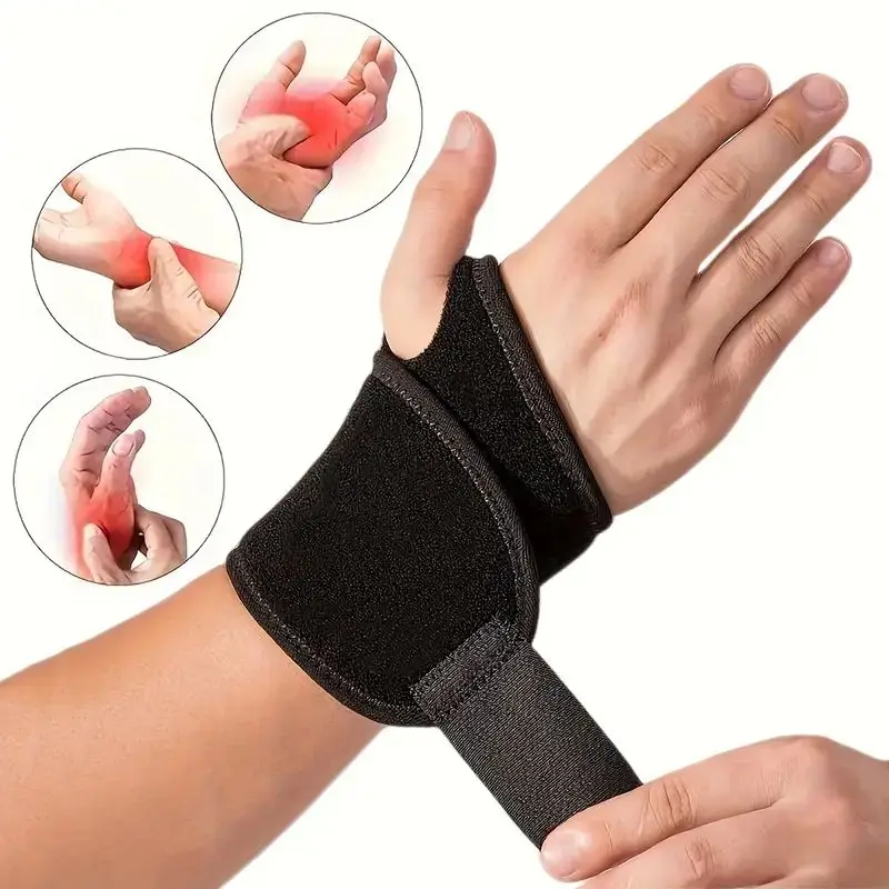 Wrist Wrap Support - Cinta de pulso ajustável perfeita para