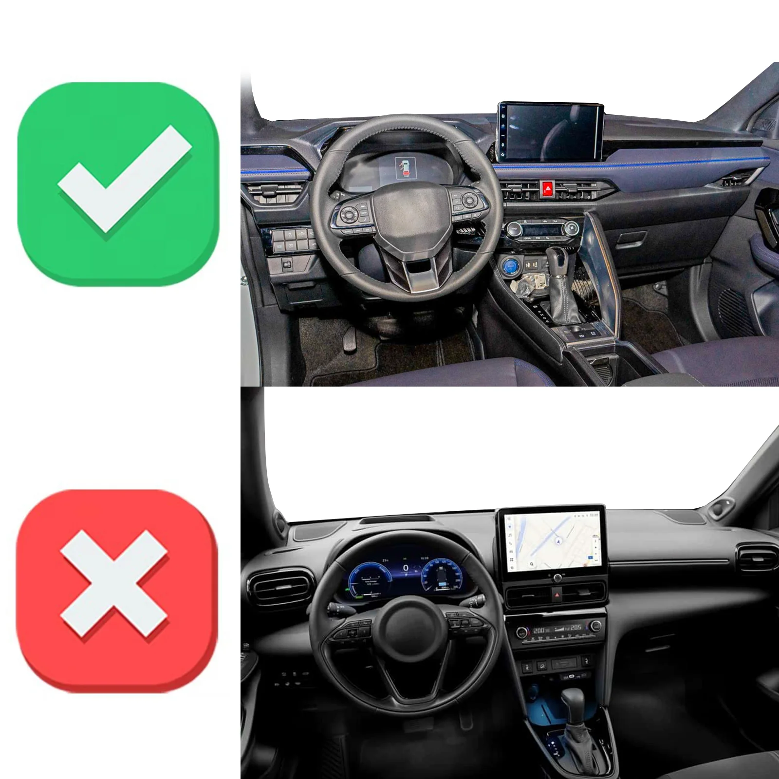Crossfit Ga - Capa para painel de carro Yaris