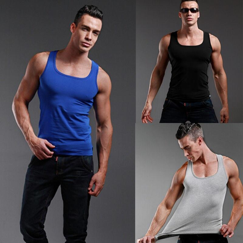 Crossfit Vest - Colete esportivo masculino sem mangas, gola