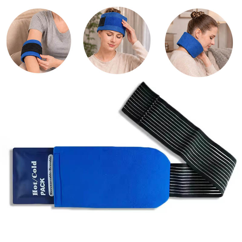 Wrist Wrap Support - Compressa de gel reutilizável, macia, para
