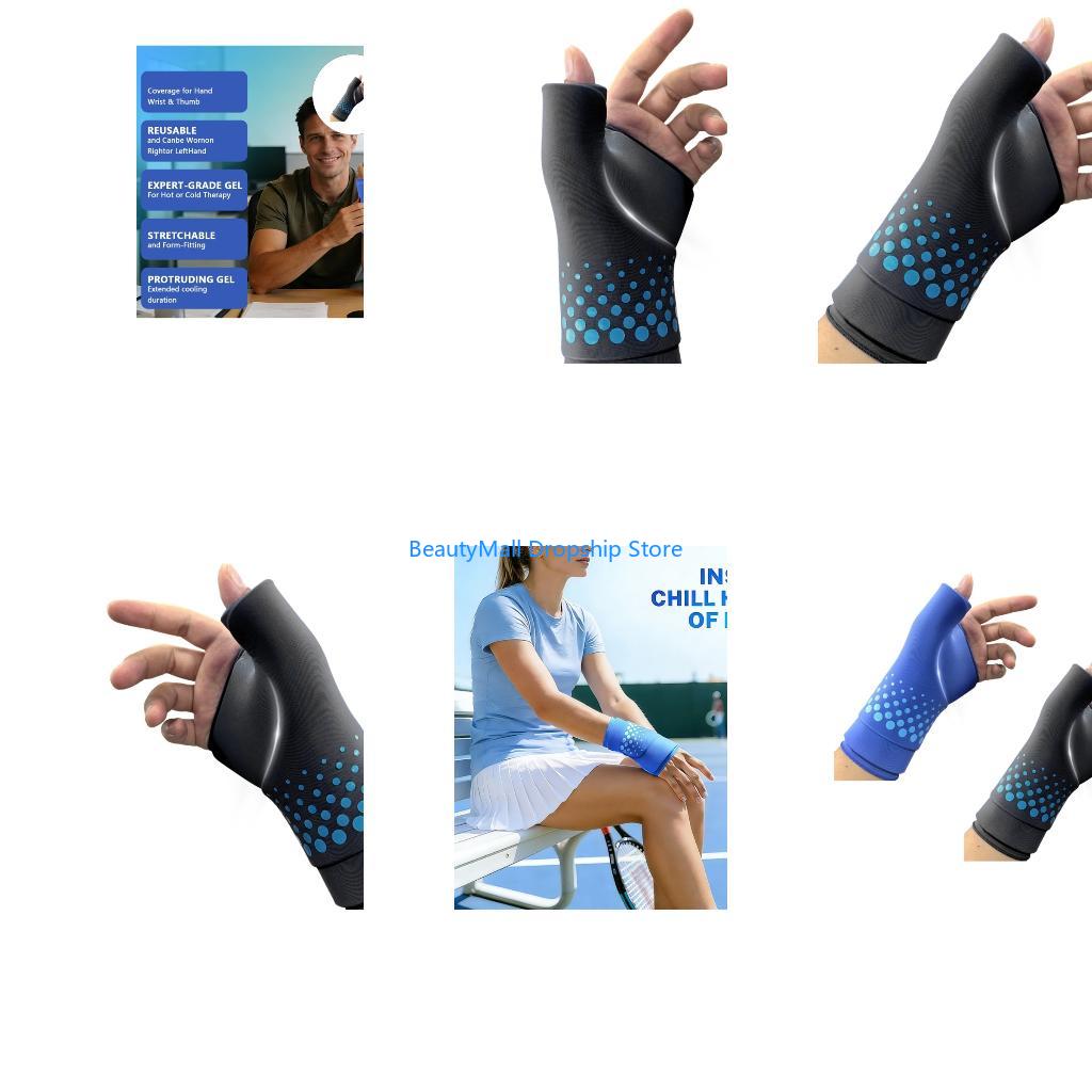 Wrist Wrap Support - almofada quente reusável do gel 40JD