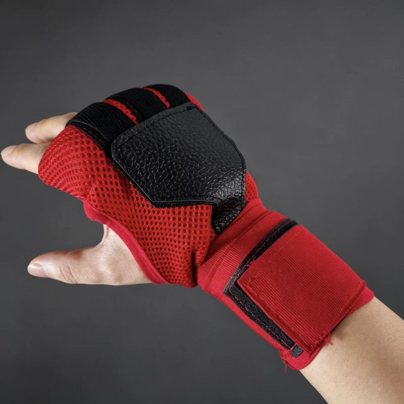 Novas Luvas de Boxe em Poliést - Wrist Wrap Support avaliação e preço